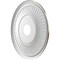 Ekena Millwork Berkshire PVC Medallion (Canopies up to 8 3/8"), 19"OD x 3 1/2"ID x 1"P, Metallic Mystic Brown CMP19BEAMB - alternate 5